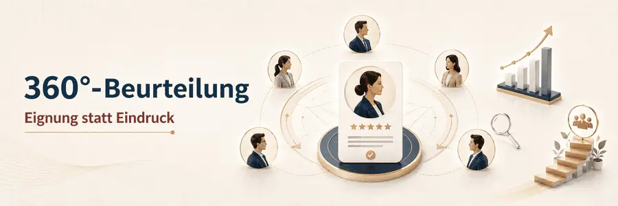 360-Grad-Beurteilung: Eignung und Potenzial für Karriereentscheidungen, Nachfolge und Talentpool aus mehreren Perspektiven beurteilen